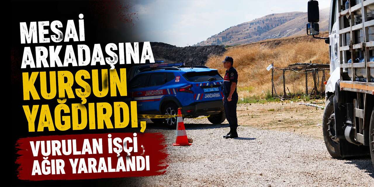 Mesai arkadaşına kurşun yağdırdı, vurulan işçi ağır yaralandı