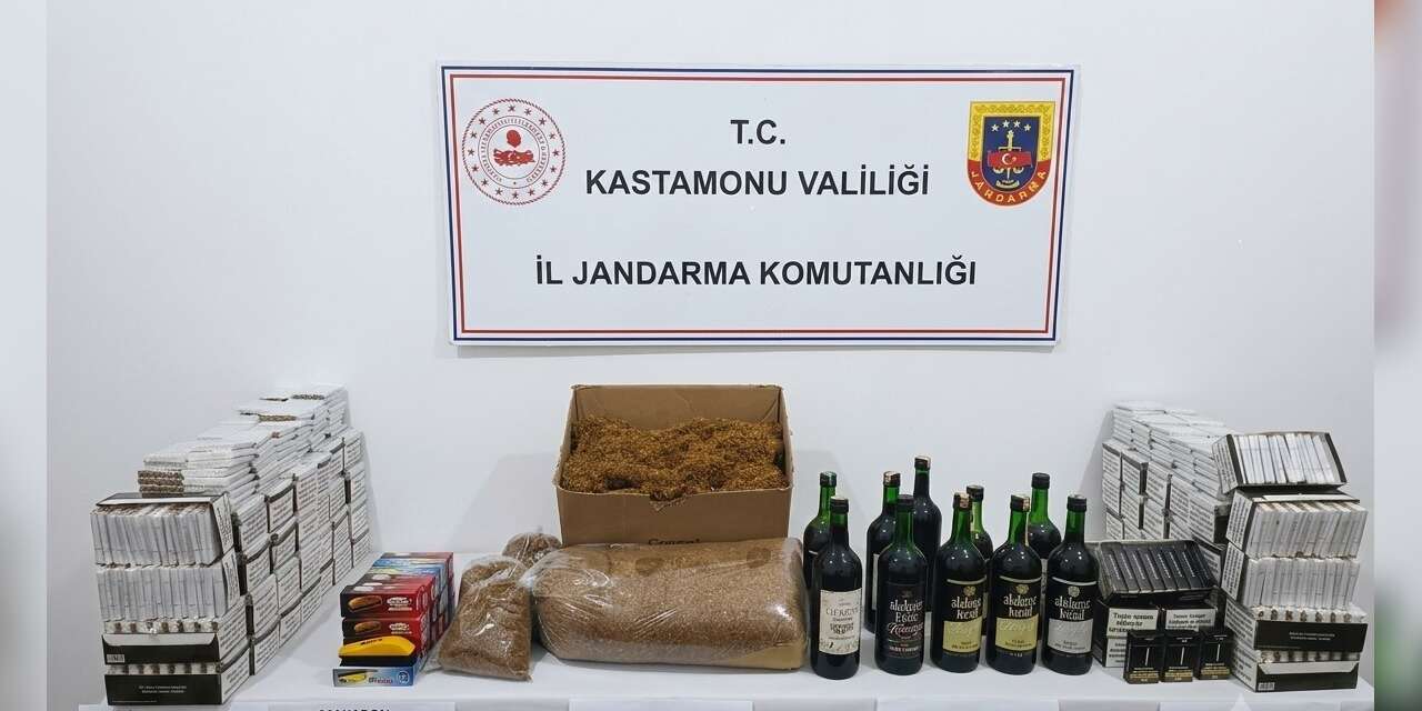 Kastamonu’da 10 litre sahte içki ele geçirildi