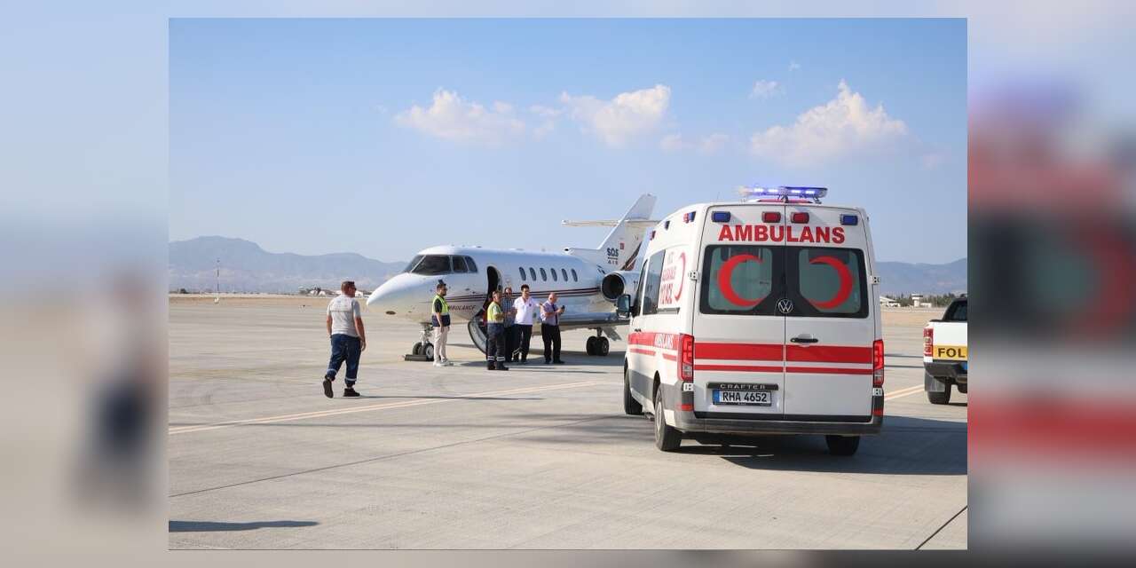 Girne’deki gemi kazasından etkilenen hamile kadın Kocaeli’ye nakledildi