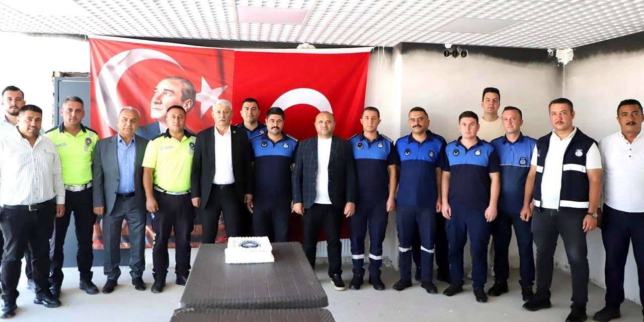 Yahşihan’da Zabıta Haftası coşkusu! Demirdirek’ten personele anlamlı ziyaret