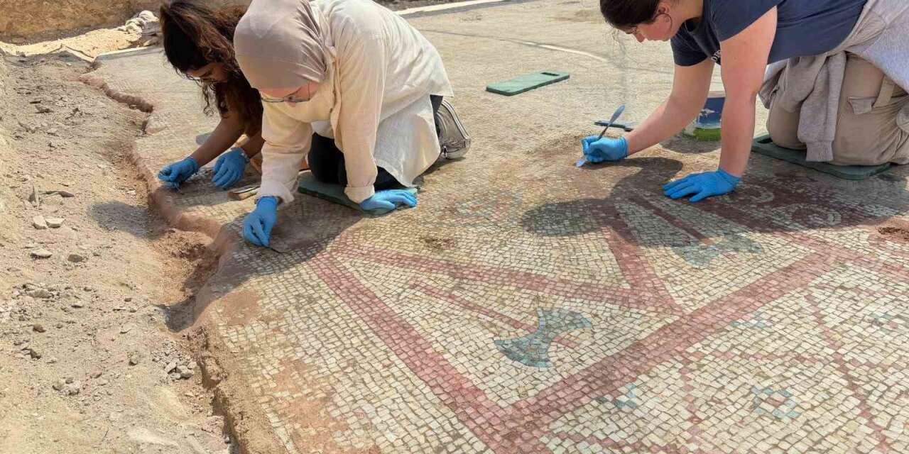 Pompeıopolıs’te binlerce yıllık miras gün ışığına kavuştu: 105 metrekarelik mozaik ortaya çıkarıldı