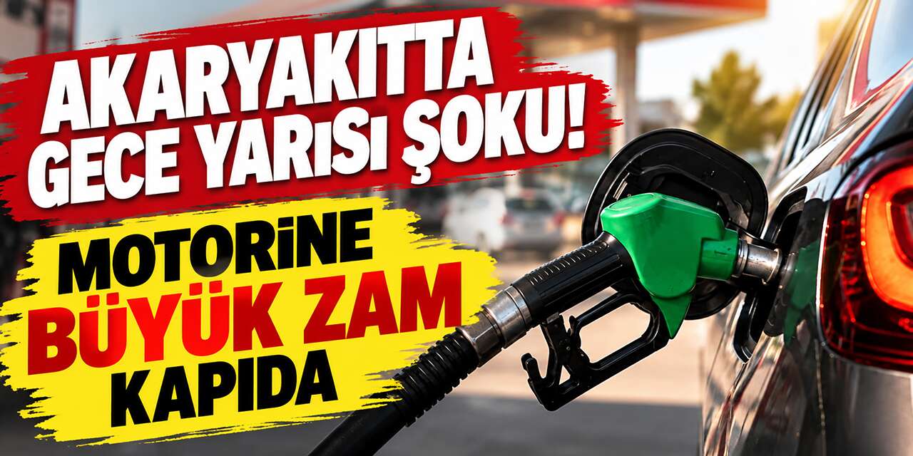 Akaryakıtta gece yarısı şoku! Motorine büyük zam kapıda