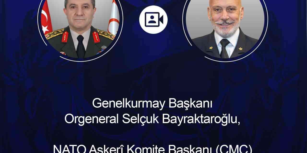 Genelkurmay Başkanı Bayraktaroğlu, NATO Askeri Komite Başkanı Dragone ile görüştü