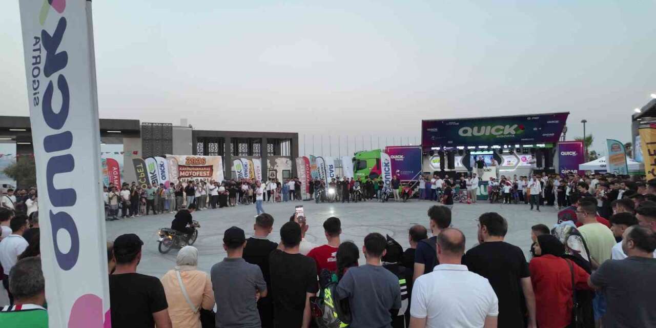 2. Quick Sigorta Kahramanmaraş Motofest 50 bin ziyaretçiyi ağırladı