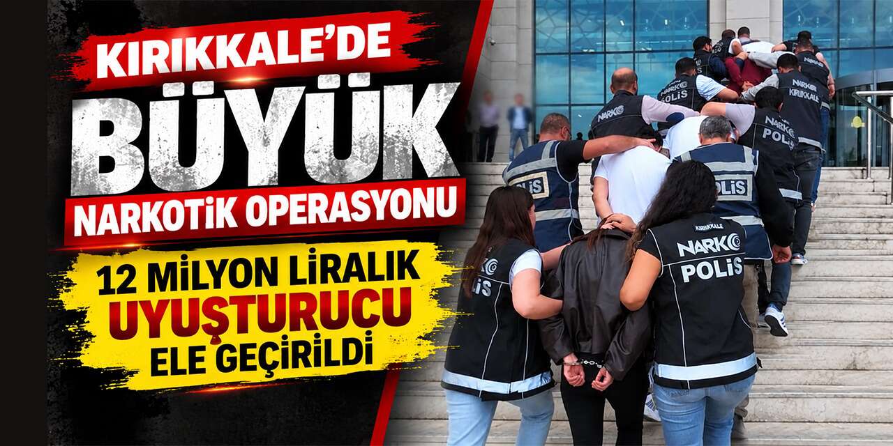 Kırıkkale’de dev operasyon: 107 bin 200 hapla yakalandılar