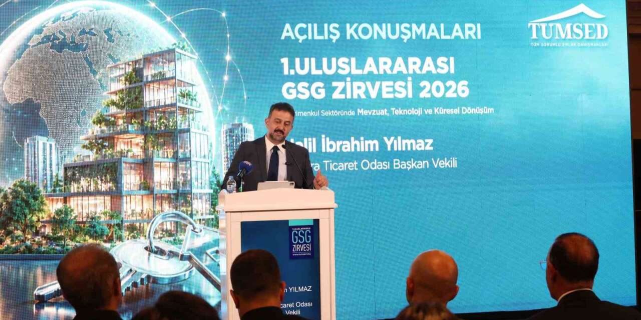 ATO Başkan Yardımcısı Yılmaz, ’1. Uluslararası Gayrimenkul Sektörünün Geleceği Zirvesi’nde konuştu