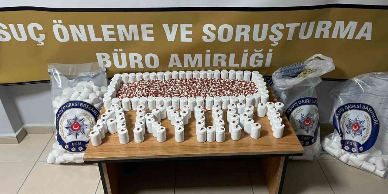 Uyuşturucu operasyonu: 24 bin 330 hap ele geçirildi