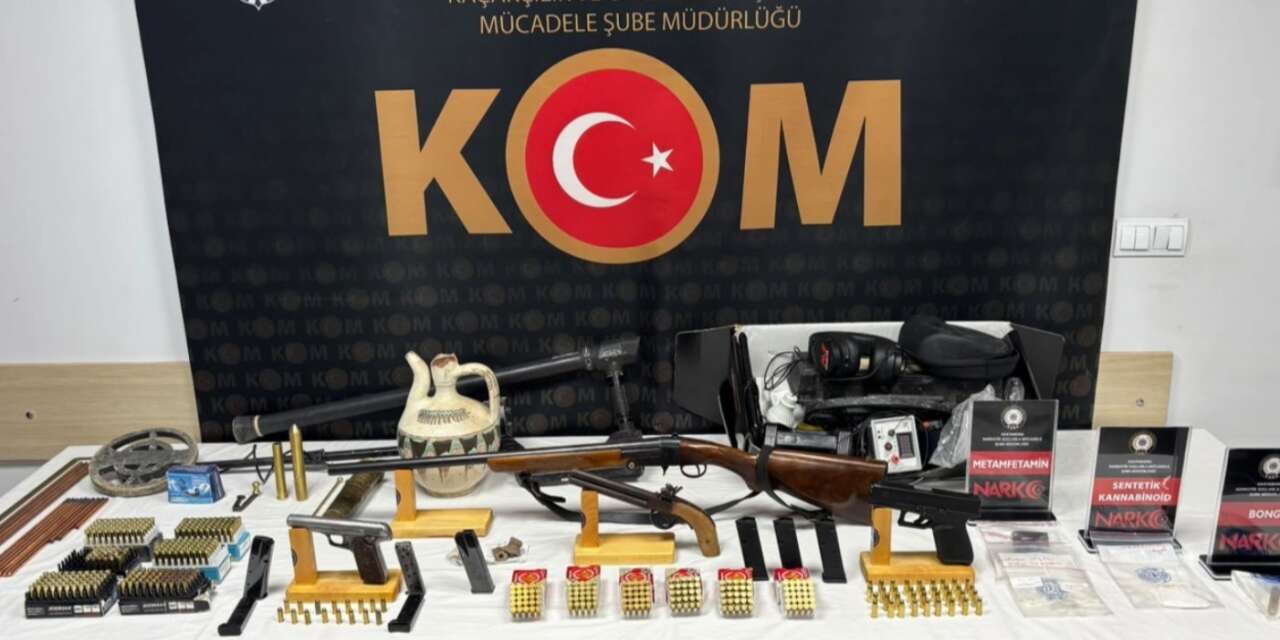 Kastamonu’da tarihi eser ile uyuşturucu madde ele geçirildi: 7 gözaltı