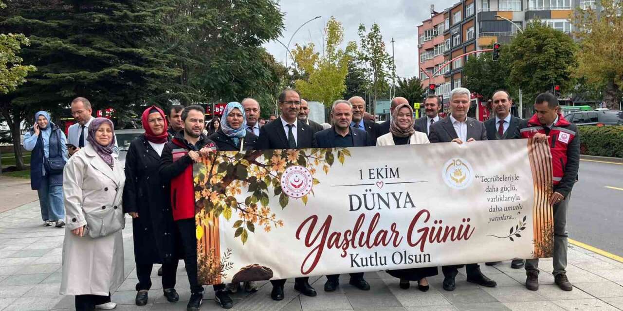 Çorum’da yaşlılar için farkındalık yürüyüşü
