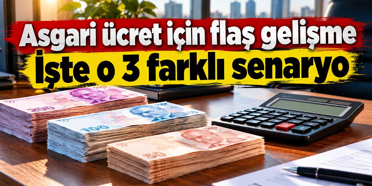 Asgari ücrette 36 bin 498 TL hesabı! Yeni maaş için 3 farklı zam senaryosu