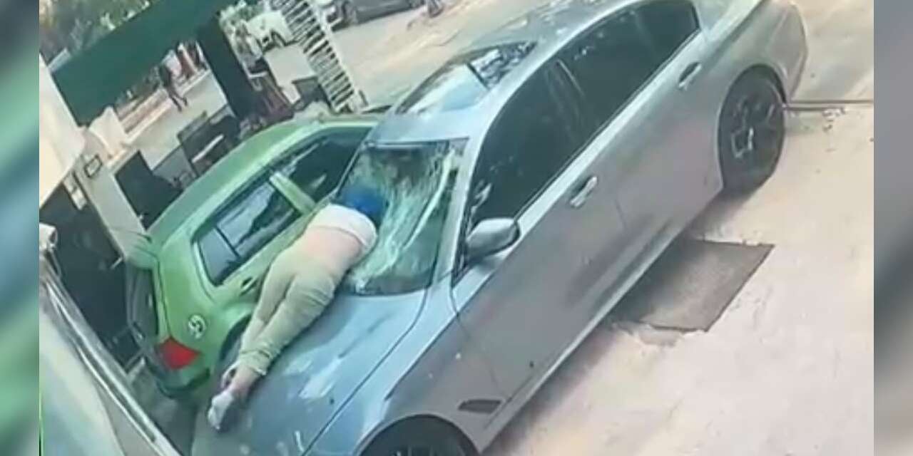 Otelin 6. katından otomobilin üstüne düşen kadın ağır yaralandı
