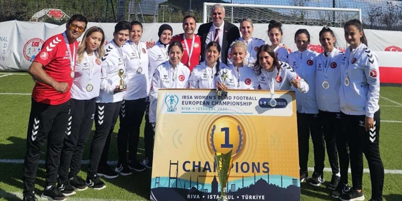 Türkiye tarih yazdı! İlk kez katıldılar, gol yemeden Avrupa şampiyonu oldular