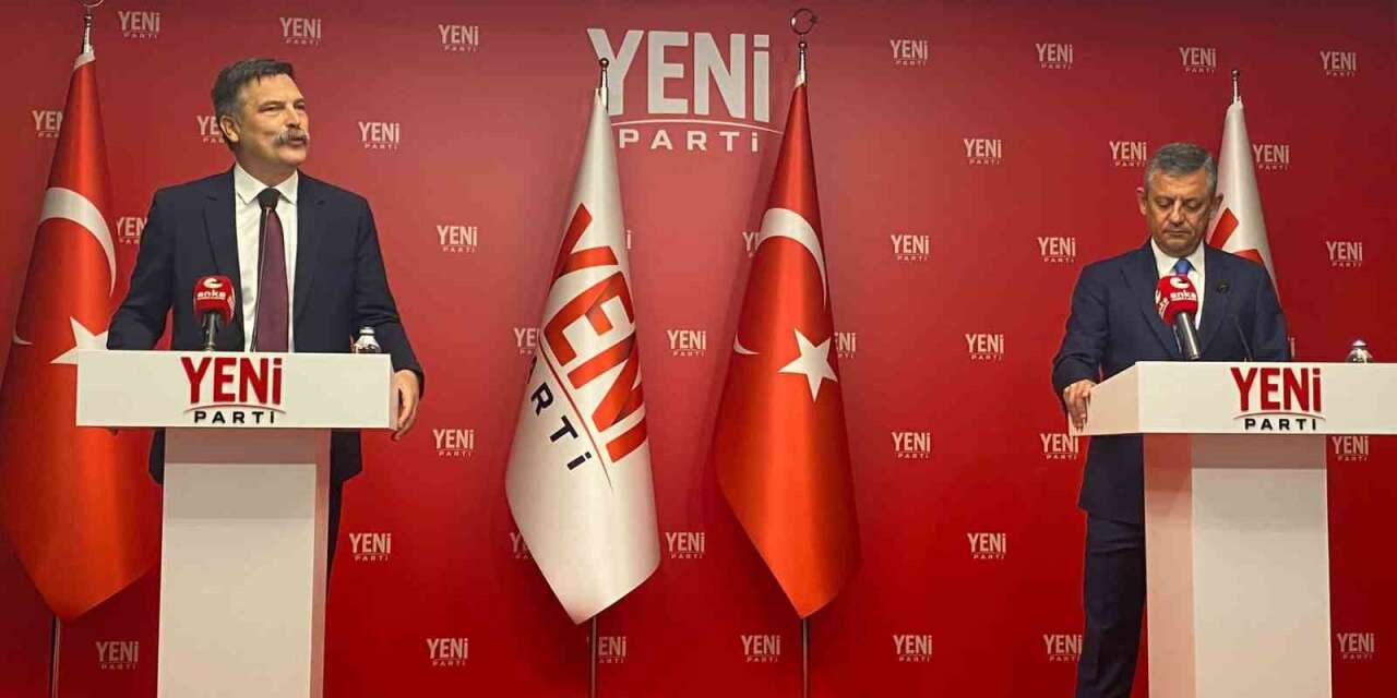 YENİ Parti Başkanı Özel: "Girdiğim ilk seçimden birinci parti çıkmazsam görevi bırakacağım"