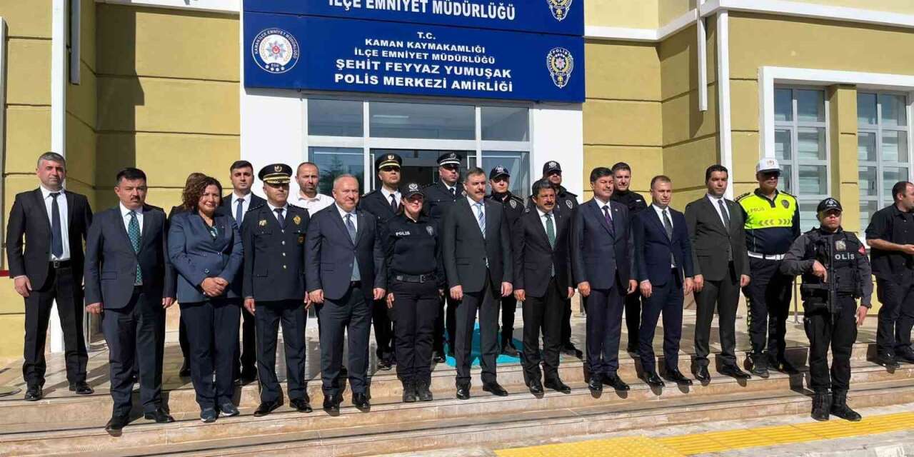 Bakan çiftçi; Kaman’da emniyet müdürlüğü ve öğretmenevi binasını ziyaret etti