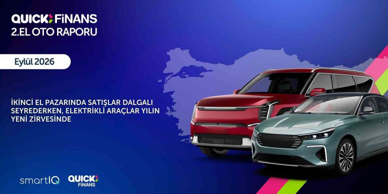 Quick Sigorta 2. El Oto Raporu’nun eylül ayına ait verileri paylaştı