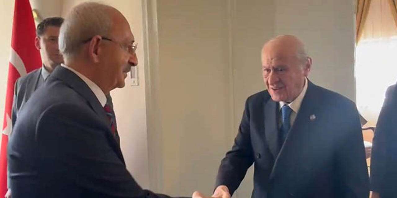Kılıçdaroğlu ile Bahçeli baş başa görüştü