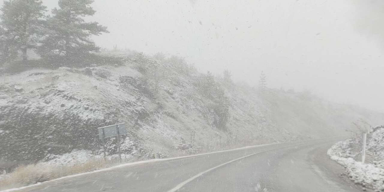 Çankırı’ya mevsimin ilk karı yağdı