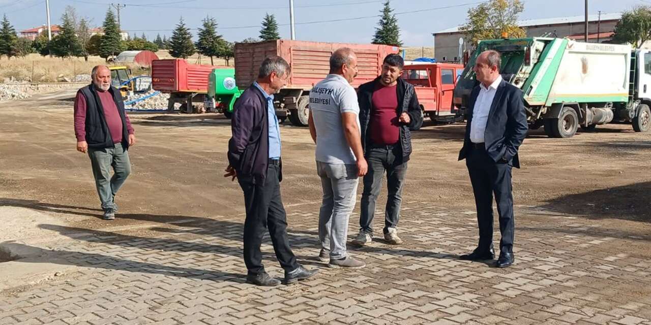 Balışeyh’te sokak sokak çalışma: Başkan Akyüz’den hizmet mesajı