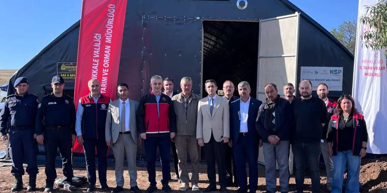 Keskin’de üreticilere koyun çadırı desteği: İlk uygulama Yoncalı’da