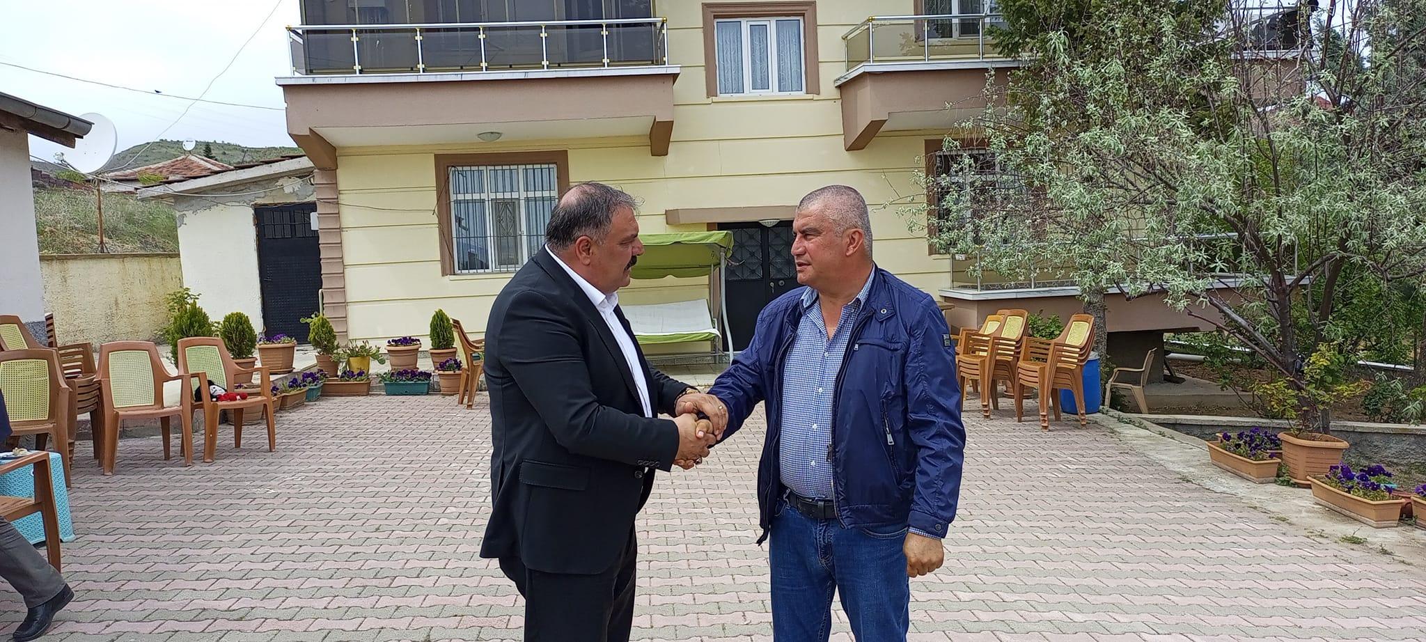 Başkan Şahin’in Altınok’un Baba Ocağına Taziye Ziyaretinde Bulundu