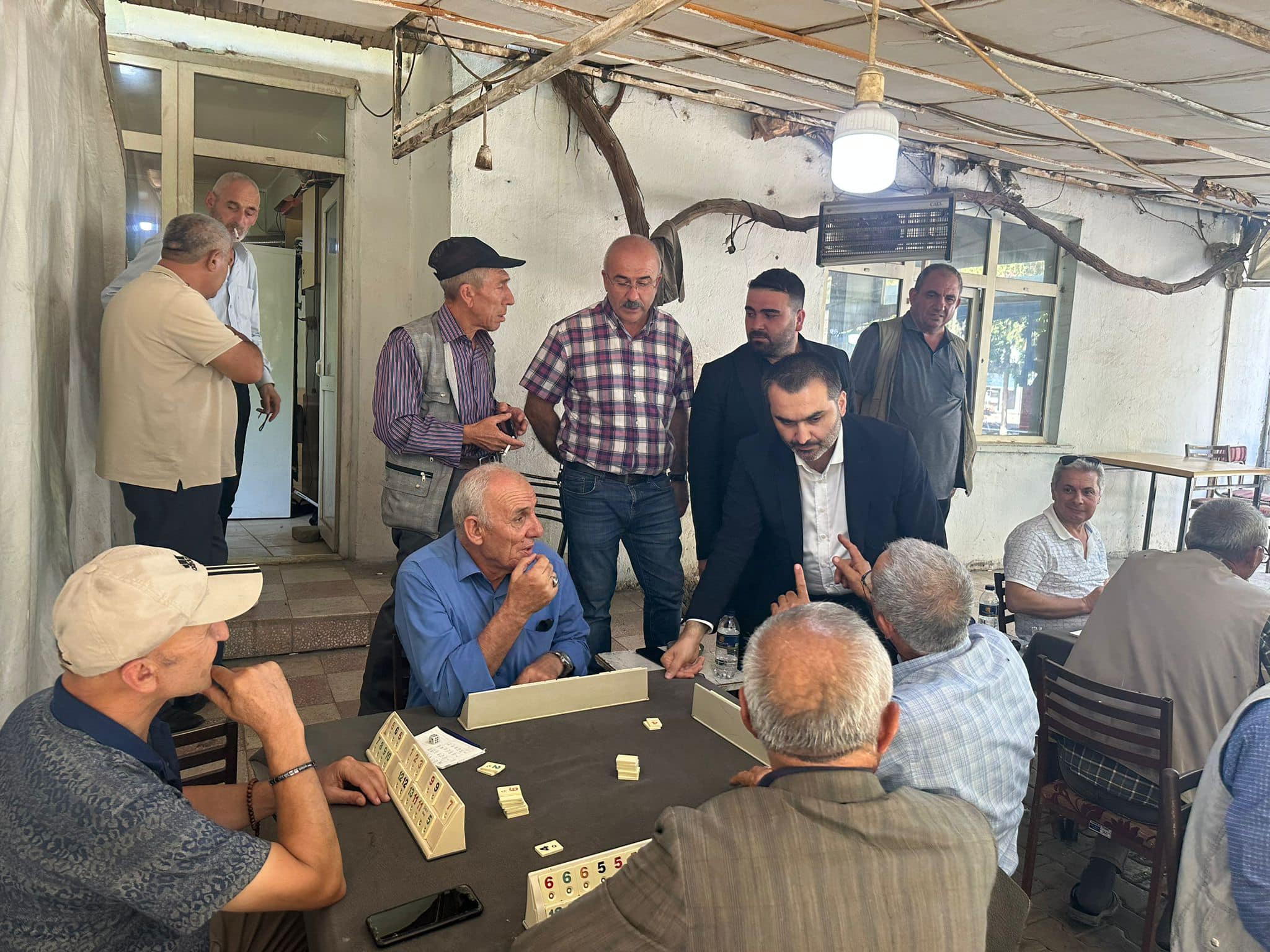 Kaplan’dan ilçe başkanlarına hayırlı olsun ziyareti