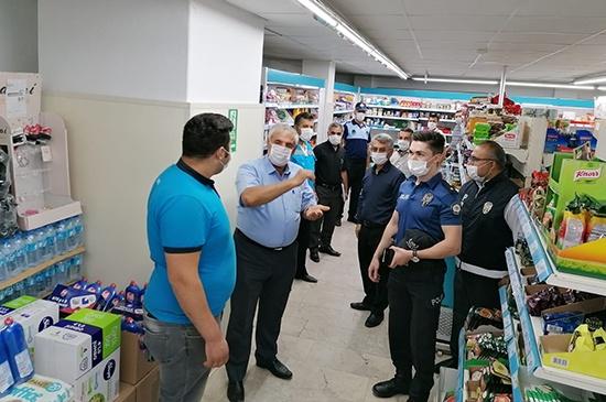 Karakeçilide Covid-19 Denetimi