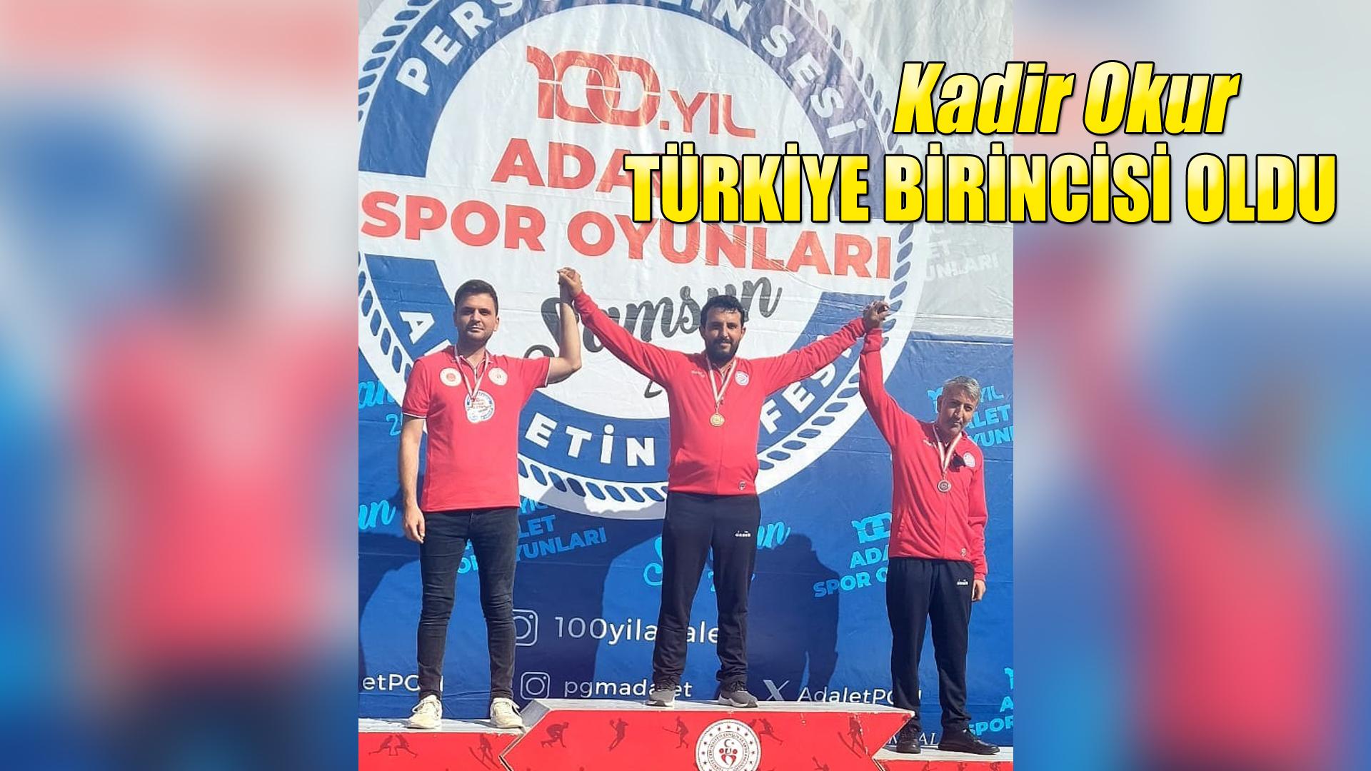 SATRANÇ MÜSABAKASINDA TÜRKİYE BİRİNCİSİ OLDU