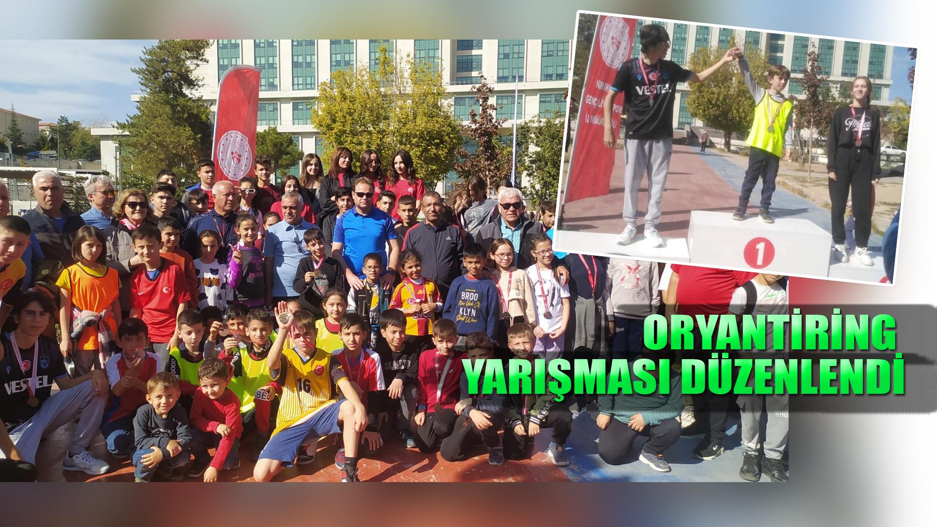 ORYANTİRİNG YARIŞMASI DÜZENLENDİ