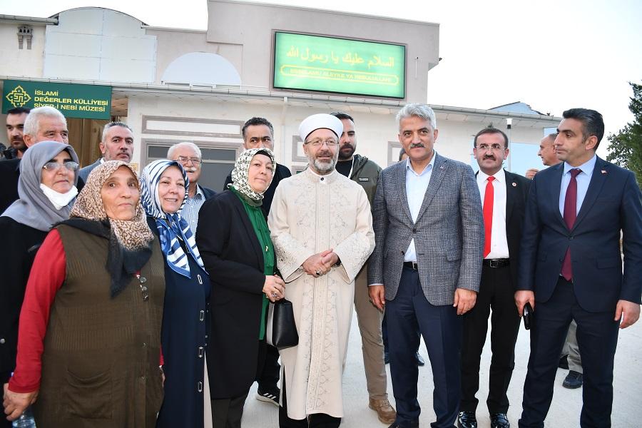 DİYANET İŞLERİ BAŞKANI ERBAŞ İSLAMİ DEĞERLER KÜLLİYESİ AÇILIŞINA KATILDI