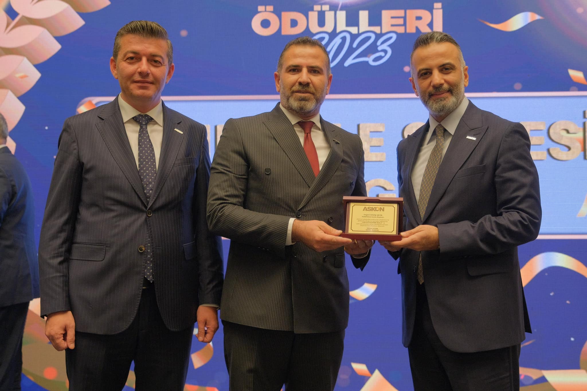 ASKON KIRIKKALE ŞUBESİNE ÖDÜL VERİLDİ