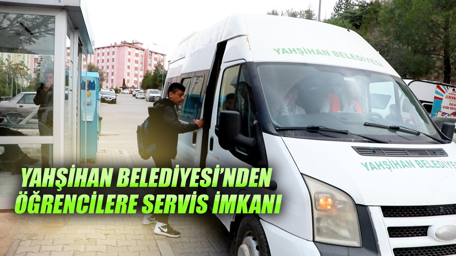 BELEDİYE’DEN ÖĞRENCİLERE SERVİS İMKANI