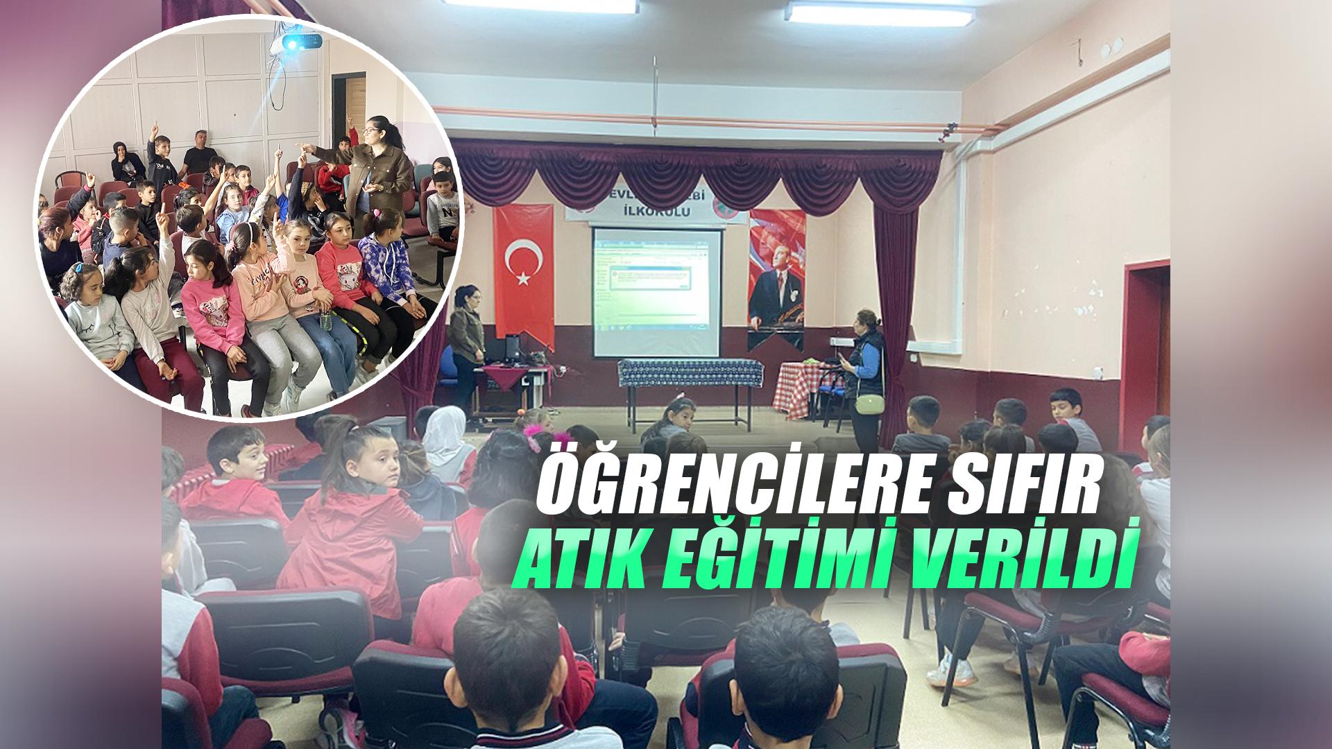 ÖĞRENCİLERE SIFIR ATIK EĞİTİMİ VERİLDİ
