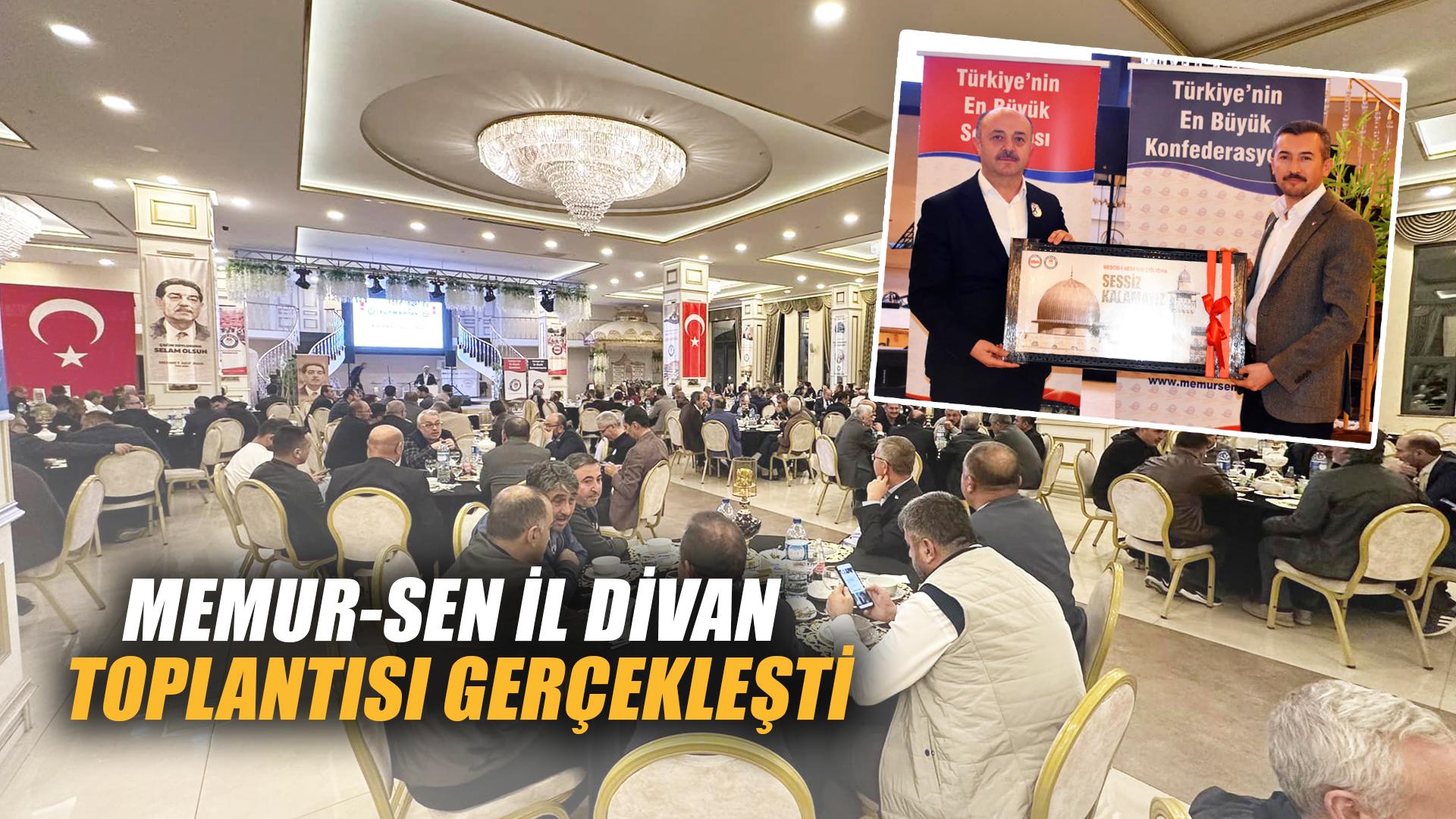 MEMUR-SEN İL DİVAN TOPLANTISI GERÇEKLEŞTİ