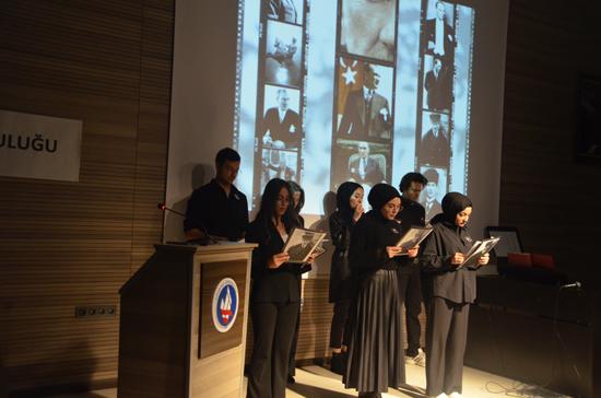 KÜ’DE ATATÜRK’Ü ANMA PROGRAMI DÜZENLEDİ