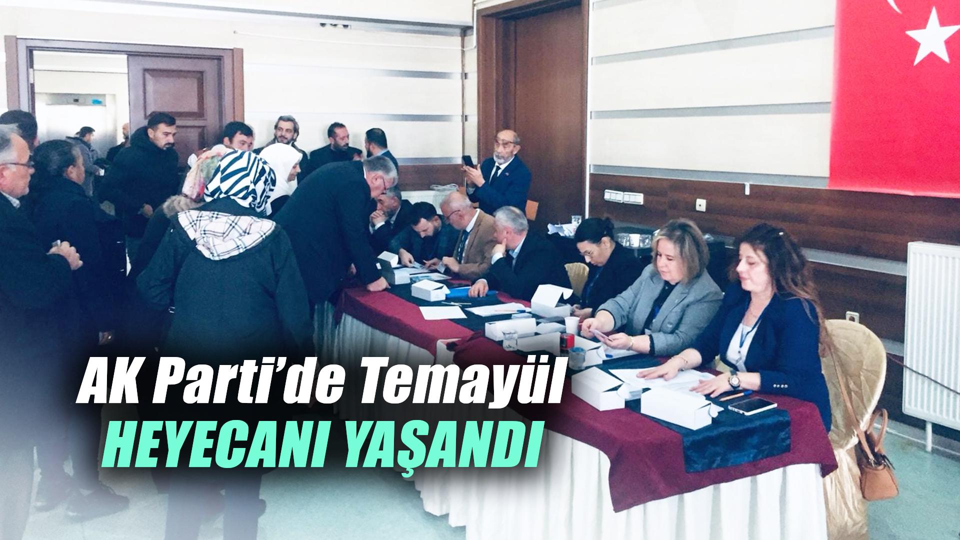 Ak Parti’de Temayül Heyecanı Yaşandı