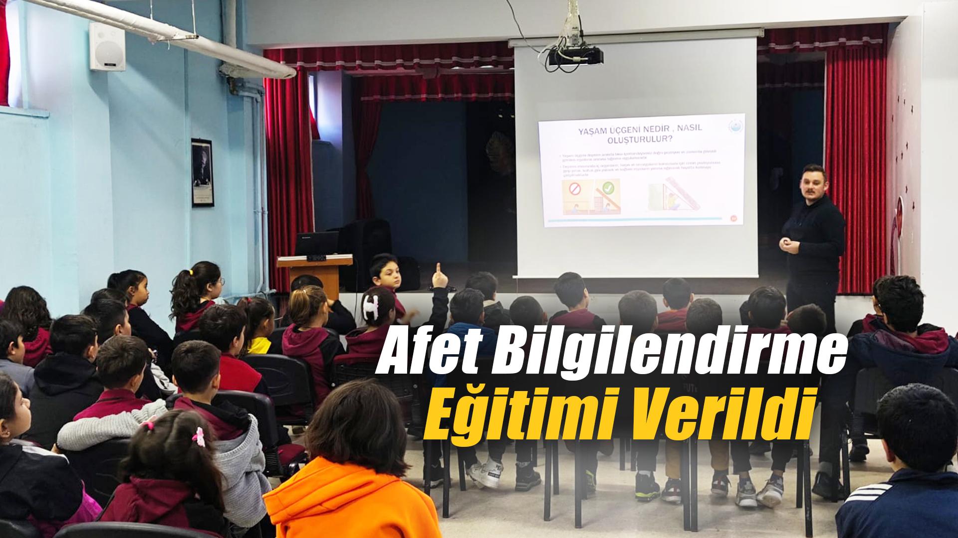 Yahşihan’da öğrencilere afet bilgilendirme eğitimi verildi