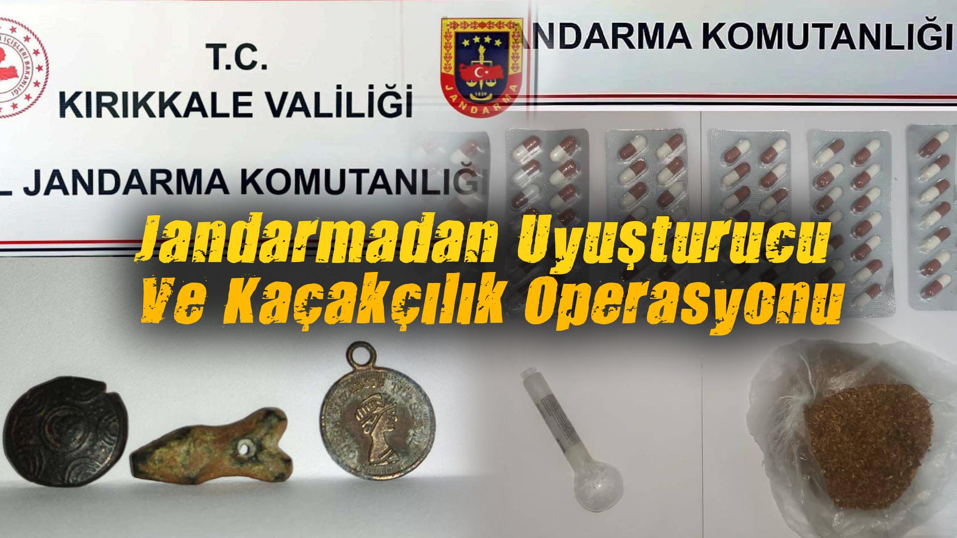 Jandarmadan uyuşturucu ve kaçakçılık operasyonu