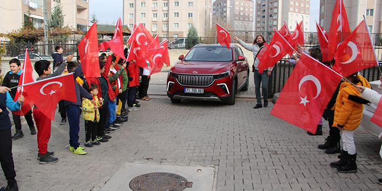 Kırıkkale’de yerli malı haftasında öğrencilere TOGG sürprizi