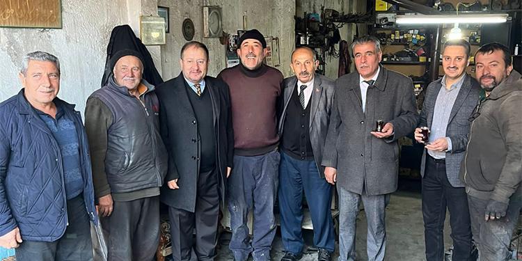 Bahattin Akyön, esnaf ziyaretlerine devam ediyor