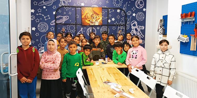 Öğrenciler Bilim Merkezinde eğlenerek öğrendi