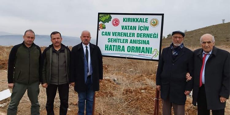 Kırıkkale'de şehitler anısına hatıra ormanı