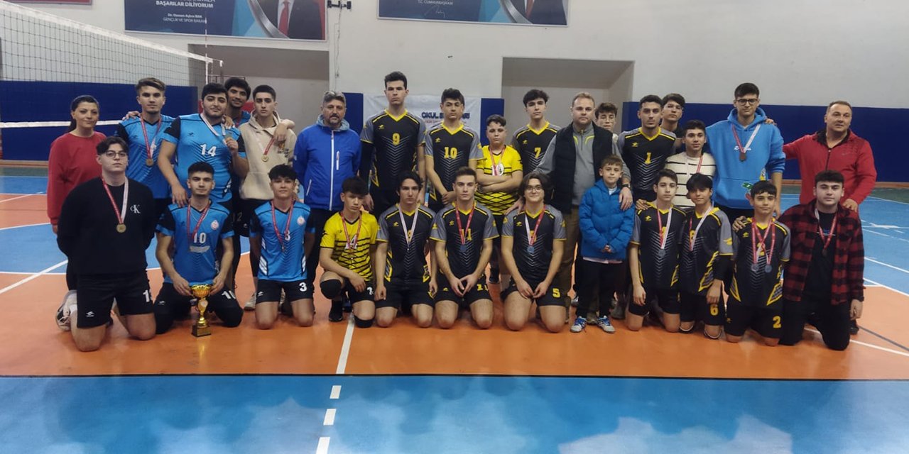 Kırıkkale’de voleybol müsabakaları tamamlandı