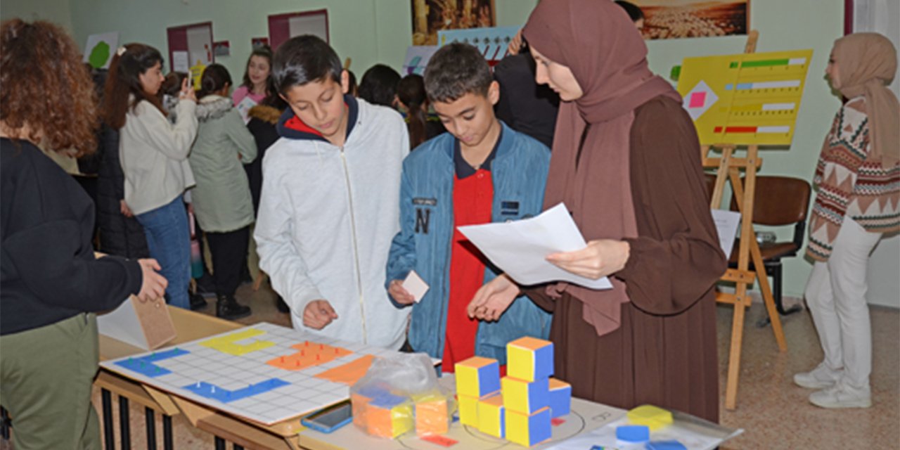 Matematik öğretim materyalleri sergilendi