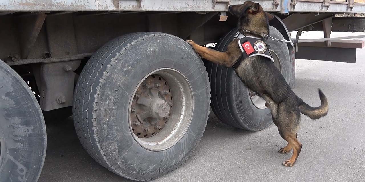 Demir yüklü tırda 60 kilogram uyuşturucu çıktı!