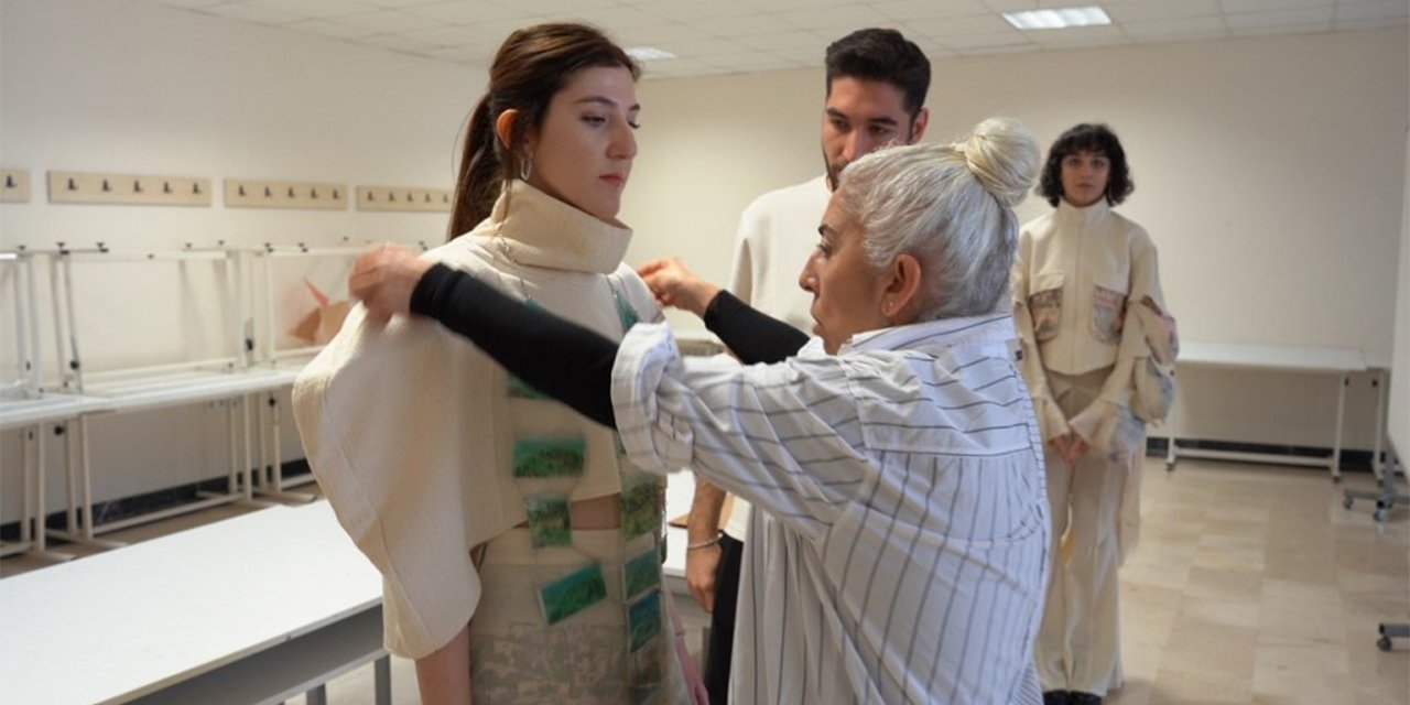 Tarihi kumaşlar modern tasarımlara dönüştü