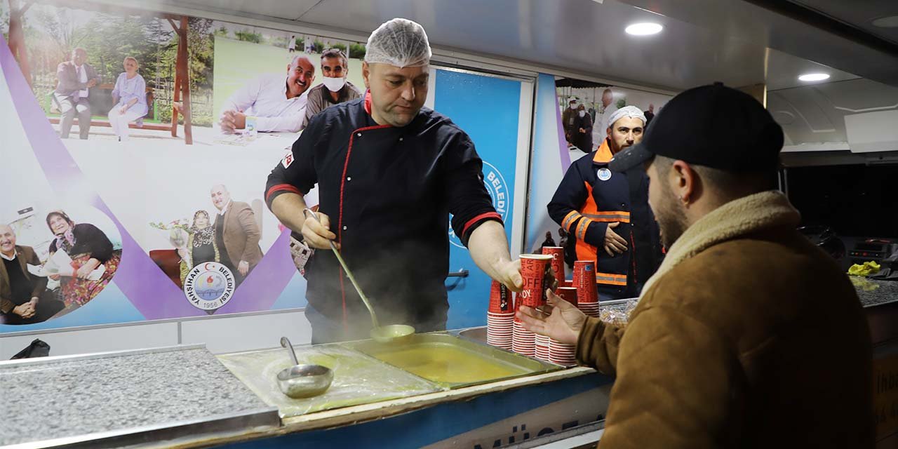 Yahşihan’da gönülleri ısıtan ikram