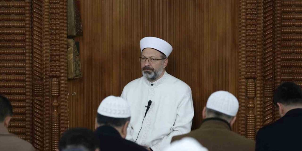 Diyanet İşleri Başkanı Erbaş, sabah namazında Kızılcahamamlılarla bir araya geldi
