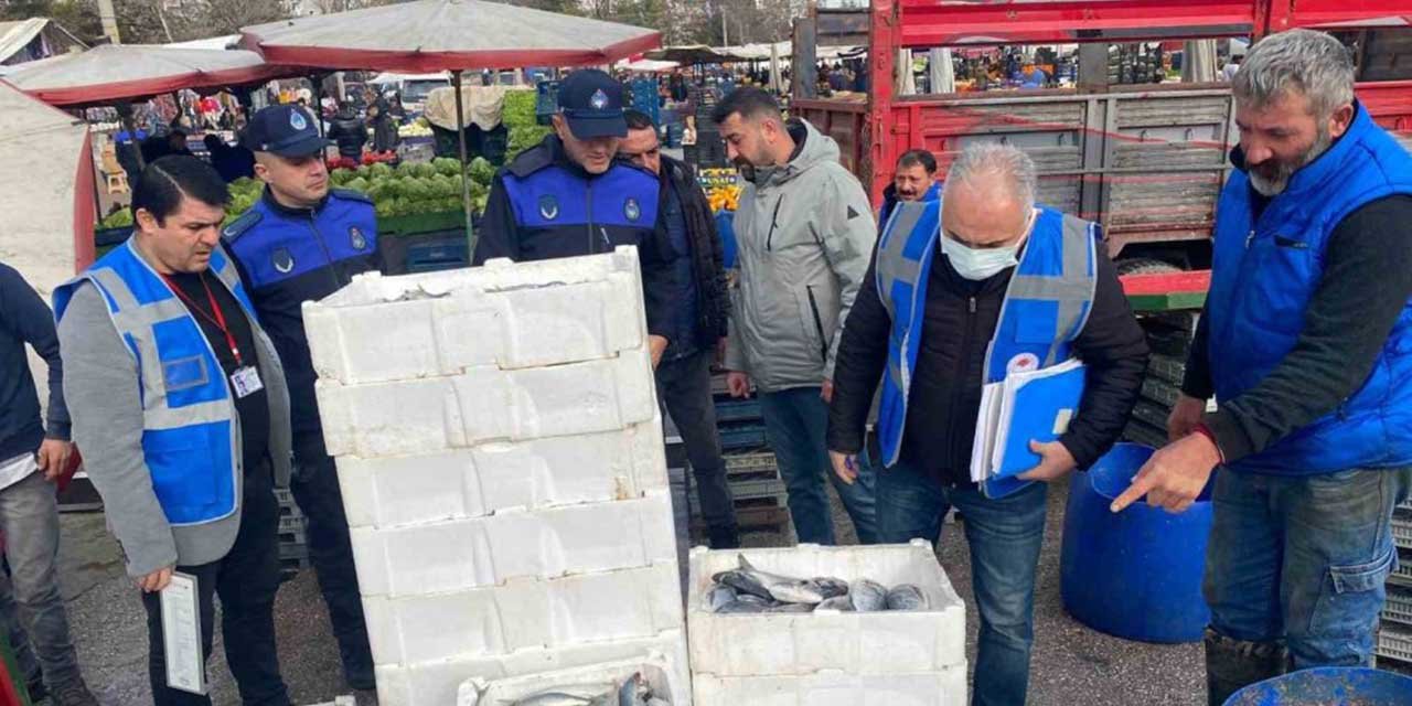 Sincan’da zabıta ekipleri balık denetiminde