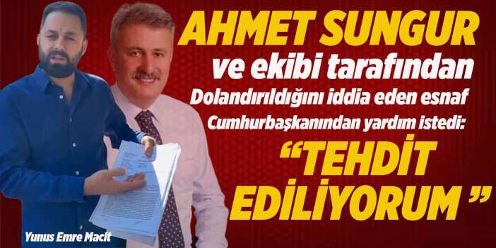 Ahmet Sungur ve ekibinin mağdur ettiğini iddia eden esnaf isyan etti! Dolandırıldım