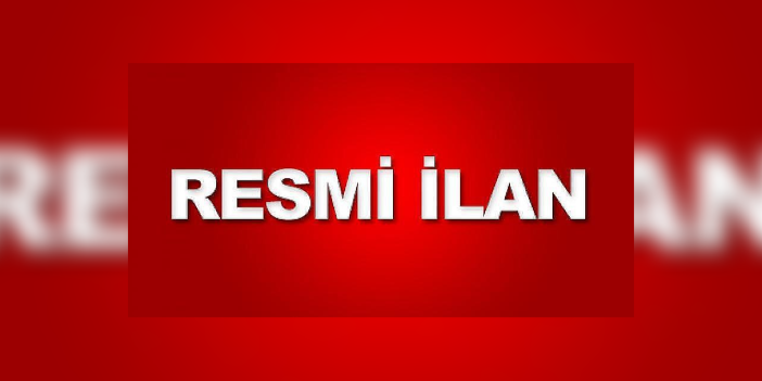 Kırıkkale Gençlik ve Spor İl Müdürlüğü Resm İlan